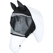 Agradi Horse Fliegenmaske Fine Mesh mit Ohren Schwarz Agradi Horse Fliegenmaske Fine Mesh mit Ohren Schwarz