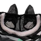 Agradi Horse Fliegenmaske Fine Mesh mit Ohren Schwarz Agradi Horse Fliegenmaske Fine Mesh mit Ohren Schwarz