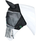 Agradi Horse Fliegenmaske Fine Mesh mit Ohren und Fransen Schwarz Agradi Horse Fliegenmaske Fine Mesh mit Ohren und Fransen Schwarz