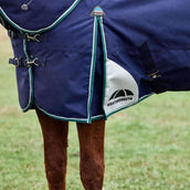 WeatherBeeta ComFiTec Plus Dynamic Turnout Detach-A-Neck 100g Navy/Forest Green WeatherBeeta ComFiTec Plus Dynamic Turnout Detach-A-Neck 100g Navy/Forest Green