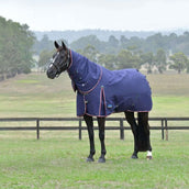 WeatherBeeta ComFiTec Essential Turnout Detach-A-Neck 50g Navy/Burgundy WeatherBeeta ComFiTec Essential Turnout Detach-A-Neck 50g Navy/Burgundy