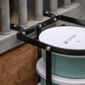 Waldhausen Futtertrog Halter für 2-Liter-Behälter Schwarz Waldhausen Futtertrog Halter für 2-Liter-Behälter Schwarz