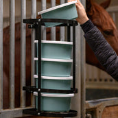 Waldhausen Futtertrog Halter für 2-Liter-Behälter Schwarz Waldhausen Futtertrog Halter für 2-Liter-Behälter Schwarz