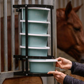 Waldhausen Futtertrog Halter für 2-Liter-Behälter Schwarz Waldhausen Futtertrog Halter für 2-Liter-Behälter Schwarz