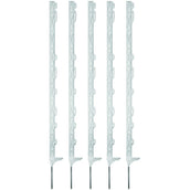 Ako Weidepfahl Titan mit Einzeltritt 110cm 5 Stück Weiß Ako Weidepfahl Titan mit Einzeltritt 110cm 5 Stück Weiß