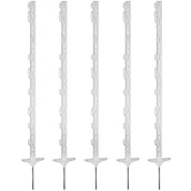 AgradiPower Kunststoffpfahl Titan Doppeltritt Weiß AgradiPower Kunststoffpfahl Titan Doppeltritt Weiß