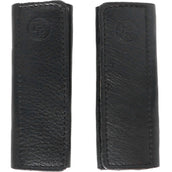 BR Bügelriemenschutz Weiches Leder mit Klettverschluss Schwarz BR Bügelriemenschutz Weiches Leder mit Klettverschluss Schwarz