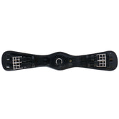 BR Dressurgurt Durham 2 Seitig Elastisch Schwarz/Silber BR Dressurgurt Durham 2 Seitig Elastisch Schwarz/Silber