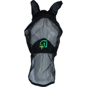 Agradi Horse Fliegenmaske Fine Mesh mit Ohren und Nase Schwarz Agradi Horse Fliegenmaske Fine Mesh mit Ohren und Nase Schwarz