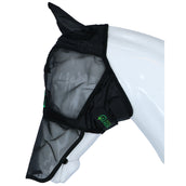 Agradi Horse Fliegenmaske Fine Mesh mit Ohren und Nase Schwarz Agradi Horse Fliegenmaske Fine Mesh mit Ohren und Nase Schwarz