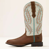 Ariat Westernstiefel Round Up W Toe Damen Sandstorm/Distressed Ivory Ariat Westernstiefel Round Up W Toe Damen Sandstorm/Distressed Ivory