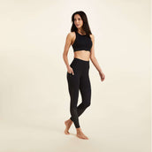 Ariat Reitleggings Breathe Half Grip Damen Schwarz Ariat Reitleggings Breathe Half Grip Damen Schwarz