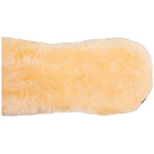 BR Sattelgurtschoner Dressur Sheepskin Schafsfeel Vorgeformt Schwarz/Naturell BR Sattelgurtschoner Dressur Sheepskin Schafsfeel Vorgeformt Schwarz/Naturell