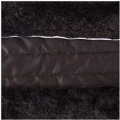 BR Sattelunterleger Wirbelsäulenaussparung Sheepskin Schwarz BR Sattelunterleger Wirbelsäulenaussparung Sheepskin Schwarz