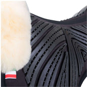 BR Sattelunterlage Memory Foam & Gel Sheepskin Schwarz/Naturell BR Sattelunterlage Memory Foam & Gel Sheepskin Schwarz/Naturell