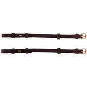 BR Backenstücke Blind und Runde Schnalle per Paar braun/gold BR Backenstücke Blind und Runde Schnalle per Paar braun/gold