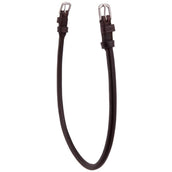 BR Kehlriemen Rund Genäht mit Runden Schnallen Braun/Silber BR Kehlriemen Rund Genäht mit Runden Schnallen Braun/Silber