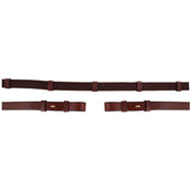 BR Gurtzügel mit Zaumhaken Tobacco/gold BR Gurtzügel mit Zaumhaken Tobacco/gold