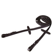 BR Zügel Leinen 19mm Anti-Slip E Verschluss Schwarz/Silber BR Zügel Leinen 19mm Anti-Slip E Verschluss Schwarz/Silber