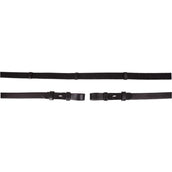 Premiere Zügel Leinen 19mm mit Blindem Verschluß Schwarz Premiere Zügel Leinen 19mm mit Blindem Verschluß Schwarz