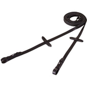 BR Zügel Eventa Pro Grip 16mm Blind Schwarz/Silber BR Zügel Eventa Pro Grip 16mm Blind Schwarz/Silber