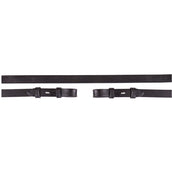 BR Dressur Zügel Leder 16mm Blind Schwarz BR Dressur Zügel Leder 16mm Blind Schwarz