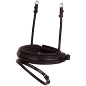 BR Nasenriemen Schnürung Breites Backenstück Schwarz/Silber BR Nasenriemen Schnürung Breites Backenstück Schwarz/Silber