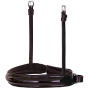 BR Schwedisches Reithalfter Lacquer Schwarz/Silber BR Schwedisches Reithalfter Lacquer Schwarz/Silber