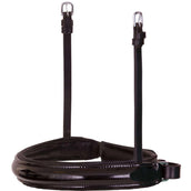 BR Schwedisches Reithalfter Lacquer Schwarz/Silber BR Schwedisches Reithalfter Lacquer Schwarz/Silber