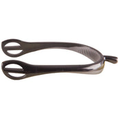 Metalab Knopfsporen mit rundem Dorn Schwarz/Grau Metalab Knopfsporen mit rundem Dorn Schwarz/Grau