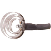 Premiere Striegel Soft Grip mit 4 Edelstahl Blättern Schwarz Premiere Striegel Soft Grip mit 4 Edelstahl Blättern Schwarz