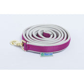 Bucas Lead Rein Dublin Padded Zilver Bucas Lead Rein Dublin Padded Zilver