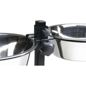 Beeztees Napfständer m. Näpfen Schwarz Beeztees Napfständer m. Näpfen Schwarz