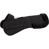 Premiere Sattelunterlage Artificial Fur mit Widerristausschnit Schwarz/Schwarz Premiere Sattelunterlage Artificial Fur mit Widerristausschnit Schwarz/Schwarz
