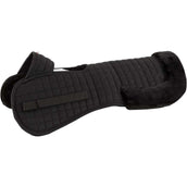 Premiere Sattelunterlage Artificial Fur mit Widerristausschnit Schwarz/Schwarz Premiere Sattelunterlage Artificial Fur mit Widerristausschnit Schwarz/Schwarz