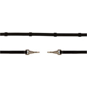 BR Zügel Islandic Lernen Sie mit Stopps und Clip Schwarz/Silber BR Zügel Islandic Lernen Sie mit Stopps und Clip Schwarz/Silber