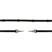 BR Zügel Islandic Lernen Sie mit Stopps und Clip Schwarz/Silber BR Zügel Islandic Lernen Sie mit Stopps und Clip Schwarz/Silber