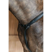 Dyon Brustgeschirr 5 points New English mit Gummizug Schwarz Dyon Brustgeschirr 5 points New English mit Gummizug Schwarz