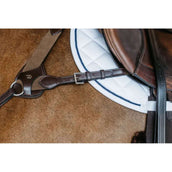 Dyon Brustgeschirr 5 points New English mit Gummizug Braun Dyon Brustgeschirr 5 points New English mit Gummizug Braun