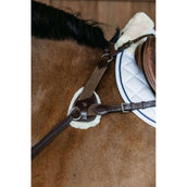 Dyon Brustgeschirr 5 points New English mit Gummizug Braun Dyon Brustgeschirr 5 points New English mit Gummizug Braun