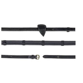 Dyon Zügel 1/2 Rubber Geflochten mit Leder Stops Schwarz Dyon Zügel 1/2 Rubber Geflochten mit Leder Stops Schwarz