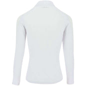 EQUITHÈME Turniershirt Pekin Lange Ärmel Weiß EQUITHÈME Turniershirt Pekin Lange Ärmel Weiß