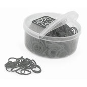 Hippotonic Einflechtgummis 500st Schwarz Hippotonic Einflechtgummis 500st Schwarz