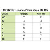 Norton Minichaps Stretch Grain Schwarz Norton Minichaps Stretch Grain Schwarz