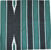 Randol's Navajo Show Blanket Grün/Schwarz/Weiß