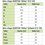 Norton Minichaps Glitter Kids Schwarz Norton Minichaps Glitter Kids Schwarz