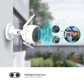Ezviz Kamera C3X AI erkennung für Draußen Überwachung