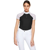 Ego7 Turniershirt Florentine Kurze Ärmel Schwarz/Weiß Ego7 Turniershirt Florentine Kurze Ärmel Schwarz/Weiß