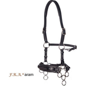 F.R.A. Hackamore Aram Leder mit Anzüge Schwarz F.R.A. Hackamore Aram Leder mit Anzüge Schwarz