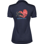 Harry's Horse Poloshirt Friesian Style Navy Harry's Horse Poloshirt Friesian Style Navy